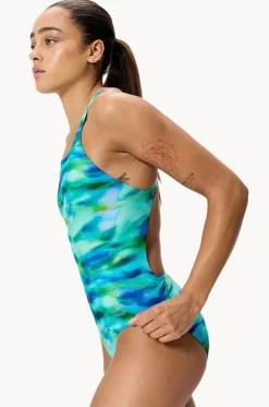 Allover Printed Leaderback One Piece