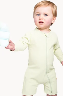 Baby Boys Zip Boyleg Sunsuit