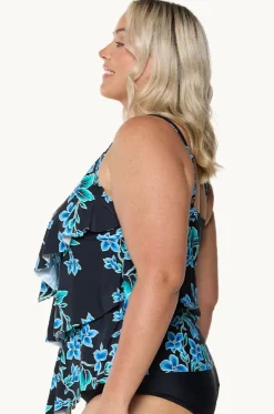 Bahamas Blue Tiered Frill Tankini Separate