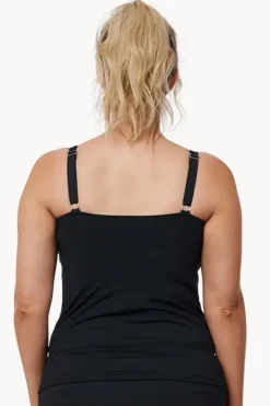 Basix DD/E Cup Ruched Tankini Separate