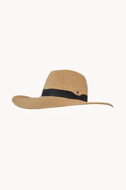Black Bow Adjustable Floppy Hat