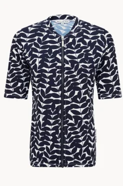 Blue Acacia Short Sleeve Suntop