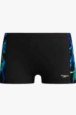 Boys Allover Print Panel Aquashort