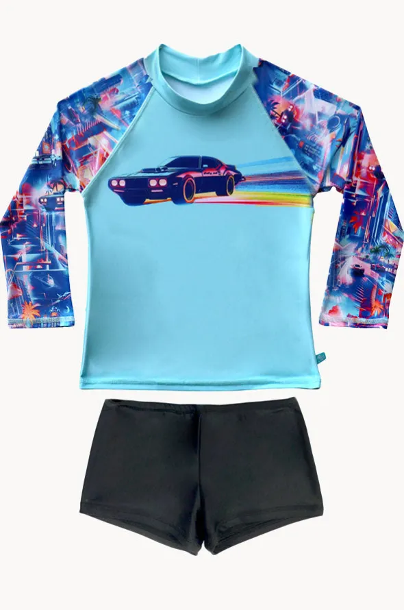 Boys Arcade Long Sleeve Suntop Set