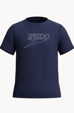 Boys Classic Logo Short Sleeve Suntop