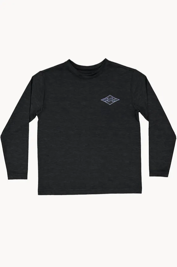 Boys Diamond Shoreline Long Sleeve Suntop