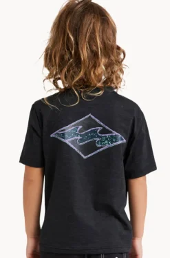 Boys Diamond Shoreline Short Sleeve Suntop