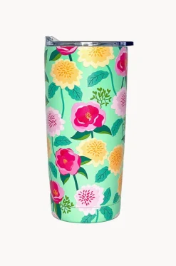 Camellias Mint Smoothie Tumbler