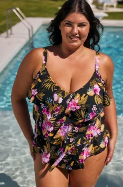 Caribbean Tiered Frill Tankini Separate