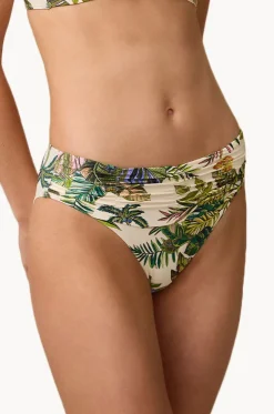 Catalina Mid Rise Ruched Pant