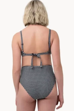 Check Nursing Bikini Set