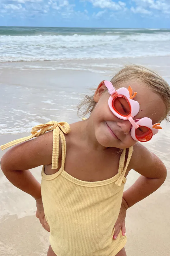 Cherry Cotton Candy Kids Swim Goggles