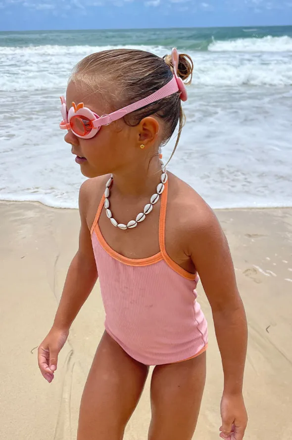 Cherry Cotton Candy Kids Swim Goggles