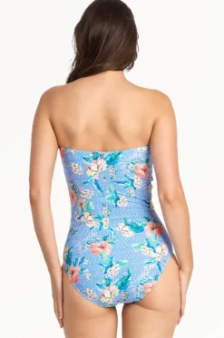 Chilio D/DD Cup Wrap Bandeau One Piece