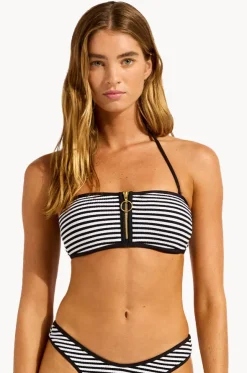 Clubhouse Zip Front Bandeau