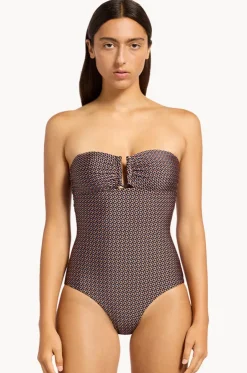 Desert Geo Bandeau One Piece