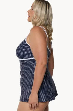 Dots DD/E Cup Swim Dress One Piece