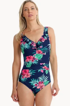 Eden East DD/E Cup Mesh Frill One Piece