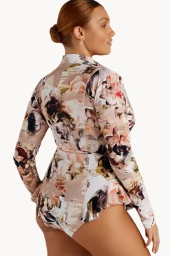 Fiore Frill Long Sleeve Sunsuit