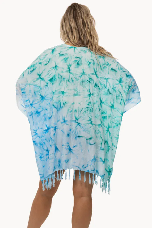 Fluro Dye V Neck Cover Up