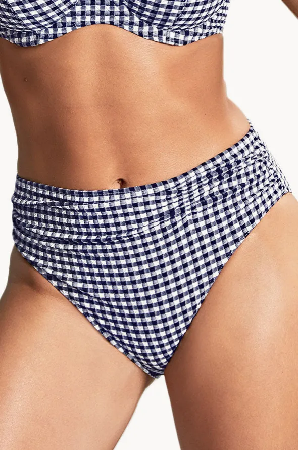 Gingham Midi Brief