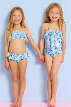 Girls Beach Picnic Crop Set
