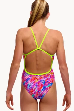 Girls Blow In Single Strap One Piece