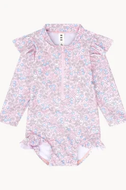 Girls Bluebell Floral Sunsuit