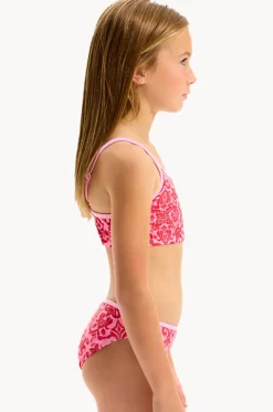 Girls Capri Tile Crop Set