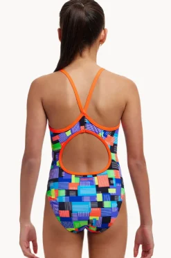 Girls Chip Set Diamond Back One Piece