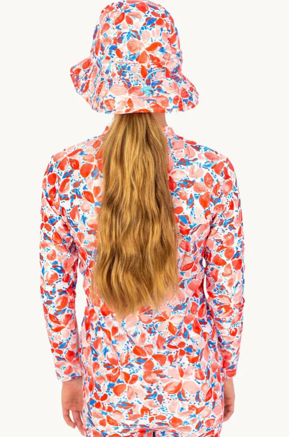 Girls Coral Suntop