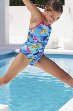 Girls Dolphine Sprintback One Piece