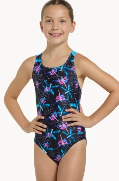 Girls Dragonfly Flyback One Piece