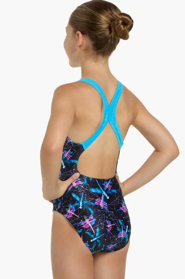 Girls Dragonfly Flyback One Piece