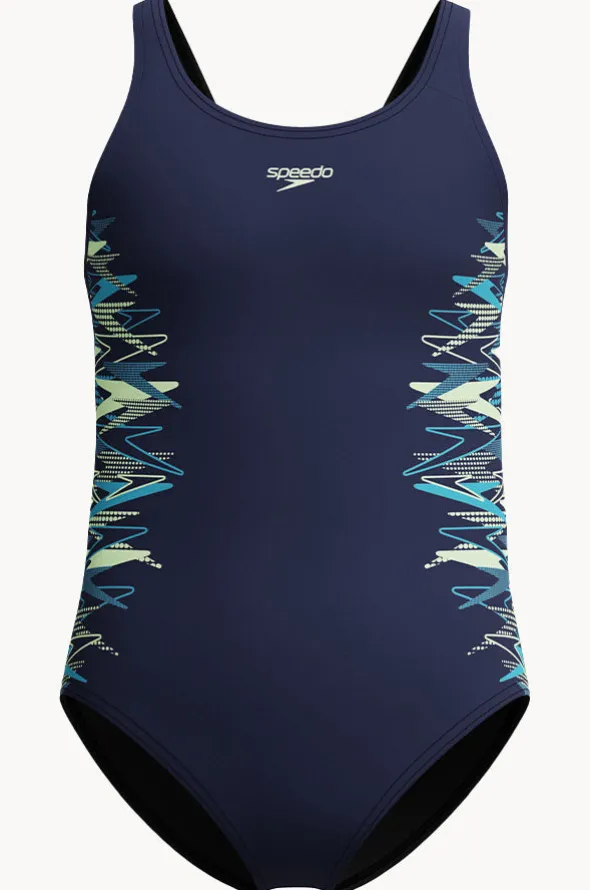 Girls Duo Logo Placement Muscleback One Piece