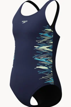 Girls Duo Logo Placement Muscleback One Piece