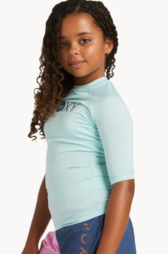 Girls Essential Short Sleeve Suntop