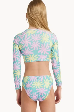 Girls Flower Lover Crop Suntop Set