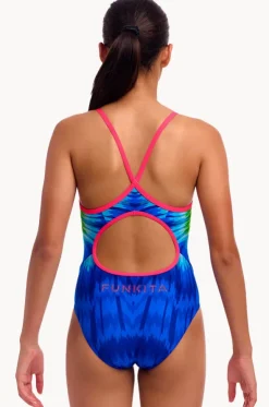 Girls Fly Time Diamond Back One Piece