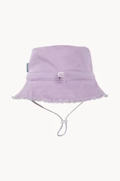 Girls Frayed Bucket Hat