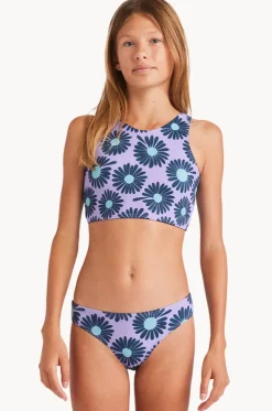 Girls Fresh Daze High Neck Crop Set
