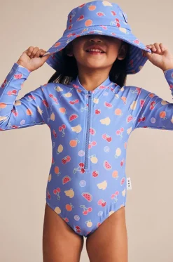 Girls Fruit Emoji Swim Hat