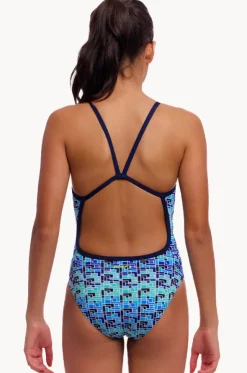 Girls Jack Stack Single Strap One Piece