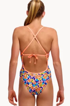 Girls Killer Flowers Tie Me Tight One Piece