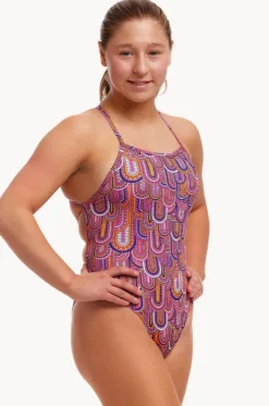 Girls Learn To Fly Strapped In One Piece