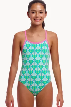 Girls Loose Goose Single Strap One Piece