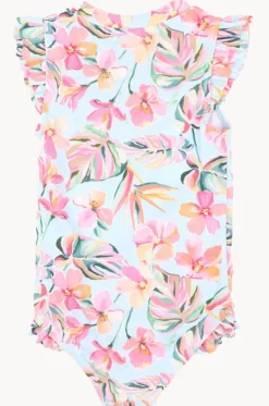 Girls Lou Short Sleeve Sunsuit