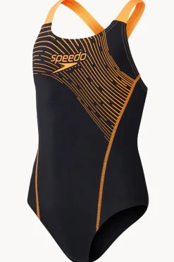 Girls Medley Logo Medalist One Piece
