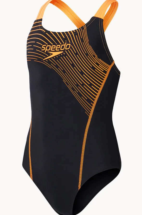 Girls Medley Logo Medalist One Piece