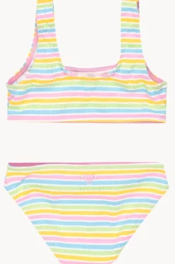 Girls Mirage Stripe Bralette Set